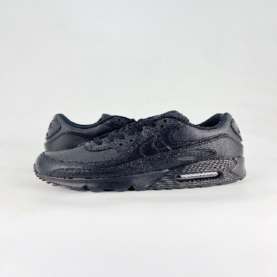 Men's Running weapon Air Max 90 Black Shoes 0101